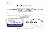 CERTIFICACIÓN INTERNACIONAL EN COACHING - Coach … · madrid - barcelona - valencia - sevilla - alicante - cÓrdoba - santiago de compostela - vigo programa de certificaciÓn internacional