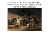BLOQUE 5. LA CRISIS DEL ANTIGUO RÉGIMEN (1788-1833 ...temasdehistoria.es/6_HIE_presenta_2_bach/5_Presentacion_crisis_A_R... · •El impacto de la Revolución Francesa: ... EL REINADO