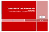 Memoria de actividad - Inicio · Fundación Navarra Para la Tutela de ... con un Auxiliar Administrativo. ... ya sea por encontrarse pendientes desde el 2010 o por ...