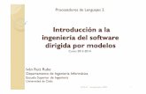 Introducción a la ingeniería del software dirigida por modelos · Programación en Ensamblador x86 2. Programación Estructurada Pascal, C 3. ... Curso 2013-2014 . Title: T1 - MDE.pptx