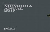 MEMORIA ANUAL 2017 - yadran.cl · nuestra empresa, nuestra gente y nuestra Patagonia. 5 Memoria Anual 2017 Centro de Cultivo Isla Melchor, XI Región de Aysén. 6 MEMORIA ANUAL 2017