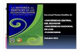 UNIVERSIDAD CENTRAL UNIVERSIDAD NACIONAL …fungeomine.org/documentos/lamineriaalserviciodelosecuatorianos.pdfexploración de los minerales y metales del futuro, determinando la fertilidad