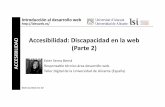 accesibilidad discapacidades (PARTE 2)rua.ua.es/dspace/bitstream/10045/26497/2/accesibilidad... · Taller Digital de la Universidad de Alicante ... percepción vía auditiva teniendo