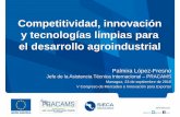Competitividad, innovación y tecnologías limpias para el ...expoapen.apen.org.ni/wp-content/uploads/2016/09/3.-Dra-Palmira... · WEF Informe global de Competitividad 2014-15, pag.4.