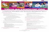 CONVOCATORIA DE NUEVO INGRESO 2017 - unich.edu.mx · e) 3 fotografías tamaño infantil de frente en blanco y negro. 1.2 Con la documentación completa, realizar el pago de $800.00