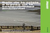Salir de la crisis a través de la sostenibilidad ambiental · 6 Greenpeace España Salir de la crisis a través de la sostenibilidad ambiental Greenpeace España Salir de la crisis