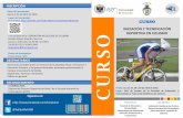 INICIACIÓN Y TECNIFICACIÓN DEPORTIVA EN CICLISMO … · ciclistas, así como la evaluación del Rendimiento del deportista en proceso de ... Especialidades y Modalidades del Ciclismo.