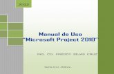 Manual de Uso “Microsoft Project 2010” - MGMM UTH · mayoría de las aplicaciones Mac y no ofreció nuevas versiones de Office hasta 1998, ... Se puede usar esta interfaz de hoja