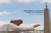 Homilías y textos Papa Francisco - jesuites.netjesuites.net/sites/default/files/Textos Papa Francisco_marzo_abril... · mi presencia y sé irreprochable. Caminar: nuestra vida es