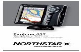 Explorer 657 - NORTHSTAR | Marine Electronics ... · 2-1 Utilización de las teclas ... 3-4 Rumbo proyectado ... igualmente que el usuario efectue una prueba con el simulador incorporado