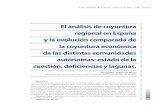 El análisis de coyuntura regional en España y la evolución ... · 1.- Introducción. El análisis y el seguimiento de la coyuntura, en tanto que instrumento para el conocimiento