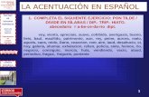LA ACENTUACIÓN EN ESPAÑOL - diarium.usal.esdiarium.usal.es/joluin/files/2016/01/acentuacionejercicios.pdf · construir, complemento, intransigente, alfiler, jesuita, cacharro, indolencia,