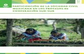 Participación de la Sociedad Civil Mexicana en los ...n de... · y propuestas en la materia. ... de la sociedad civil mexicana en tareas de cooperación. ... Antecedentes: La institucionalidad