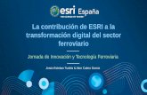 La contribución de ESRI a la transformación digital del ...exeforum.biz/jornadas/innovacion_ferroviaria/esri.pdf · Caso de éxito IDEADIF Definición de una plataforma de Sistemas