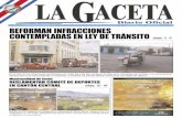 REFORMAN INFRACCIONES CONTEMPLADAS EN LEY DE …alcance.gaceta.go.cr/pub/2004/12/28/COMP_28_12_2004.pdf · tránsito, el inspector de tránsito levantará, en el parte oficial de