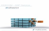 EDICOM - ASP Service ediwin · instalación, administración y actualización de avanzados sistemas, que desde EDICOM desarrollamos, implementamos y mantenemos bajo estrictas políticas