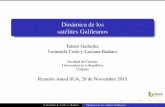 Dinmica de los sat©lites Galileanos - gallardo/sem/   Los sat©lites Galileanos