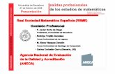 Real Sociedad Matemática Española (RSME) Comisión Profesionalsoria/UB.ppt.pdf · portales en Internet (InfoJobs, etc.) Contenidos. Universitat de Barcelona 27 de febrero de 2008