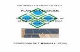 PROYECTO INTERNACIONAL DE GENERACION SOLAR EN …123userdocs.s3-website-eu-west-1.amazonaws.com/d/49/eb... · RANCHO SOLAR EN MEXICALI PLAN DE NEGOCIOS DEL PROGRAMA DE ENERGIAS LIMPIAS