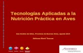 Tecnologías Aplicadas a la Nutrición Práctica en Aves 7 Seminario Nutricion... · Tecnologias Aplicadas a la Nutrición Práctica en Aves ... Basado en el concepto de la nutrición