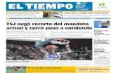 PREGUNTA DE LA SEMANA: TSJ negó recorte del mandato …media.eltiempo.com.ve/EL_TIEMPO_VE_web/68/diario/docs/... · Se le escapó otra victoria Deportivo Anzoátegui encajó un gol