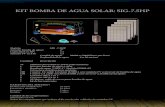 KIT BOMBA DE AGUA SOLAR: SIG-7 · Módulo solar fotovoltaico ... Bombas GP se utilizan principalmente para el bombeo de agua desde la ... · SIN COSTE el bombeo eficiente · Sistema