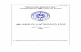 ANUARIO CLIMATOLOGICO 2008 - Caldera. · PDF fileCRONOLOGIA DEL SERVICIO METEOROLOGICO NACIONAL 24.OCT.1868 : Se establece la Oficina Central de Meteorología, dependiente de la Universidad