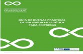 Guía de Buenas Prácticas eficiencia energética definitivo · 4 1. EL PROYECTO CO‐EFFICIENT Antecedentes El proyecto CO‐EFFICIENT, financiado en el marco del Programa MED, tiene