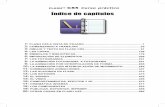 Índice de capítulos - Comprar libros en Tecnolibro - Tecno Libro · 2011-05-03 · trazado de curvas Bézier .....64 opciones de la herramienta pluma .....66 ... Cuadros de texto