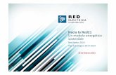 Hacia la Red21 Un modelo energético sostenible - ree.es · de la generación renovable. ... cálculo e a retribución e a actividad e transporte e energ a eléctrica y se esta ece