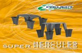 HERCULES y SUPER HERCULES - projectforbuilding.com · HERCULES y SUPER HERCULES Proyectada para satisfacer las más variadas exigencias de altura «HERCULES» y «SUPERHERCULES»