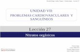 Lección 27. Nitratos orgánicos - ocw.uv.esocw.uv.es/ciencias-de-la-salud/farmacologia-clinica-aplicada-a-la... · Nitratos orgánicos UNIDAD VII: PROBLEMAS CARDIOVASCULARES Y SANGUÍNEOS
