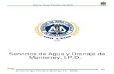 Servicios de Agua y Drenaje de Monterrey, I.P.D. · infraestructura de la gerencia de producción, principalmente en el sistema ... turnados a la supervisón de alcantarillado ...
