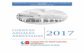 CUENTAS 2017 ANUALES ABREVIADAS - iisgetafe.esiisgetafe.es/wp-content/uploads/2015/12/CUENTAS-ANUALES2017.pdf · Cuentas Anuales Abreviadas 2017 BALANCE DE SITUACIÓN ... Proyectar