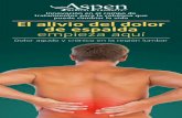 El alivio del dolor de espalda empieza aquí - aspenmp.com · Los músculos de la espalda alrededor del sitio de la lesión o distensión se contraen naturalmente para evitar daños