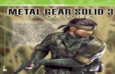 GUÍA Konami Aventura de acción 1 Jugador Castellano · GUÍA Metal Gear Solid 3 Snake Eater • Trata de hacer el menor ruido posible siempre que puedas. Re-cuerda usar a menudo