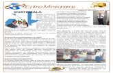 Entre Entre Misioneros - ipuc.org.co N. 125, Octubre... · Campaña de Dorcas en Rabinal. El 1 y 2 de agosto se celebró una campa encabezada por damas dorcas, en Rabinal Baja Verapaz