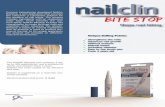 20120203 Presentatie poster Nailclin Bitestop v0pronovalaboratories.com/images/pdf/20120203 Presentatie poster... · nailclin BITE STOP STOPS NAIL BITING Strengthens the nails Advances
