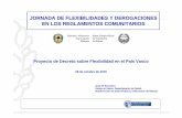 JORNADA DE FLEXIBILIDADES Y DEROGACIONES EN LOS ...bizkaia.euskovet.com/Archivos/Documentos/Editor/FLEXIBILIDAD... · La Comisión podrá adaptar o actualizar los Anexos I y II del