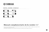 Manual complementario de la versión 1 - fr.yamaha.com · Indicación de filtro de paso alto mejorada ... El objeto del mute correspondiente a un grupo de DCA se puede especificar