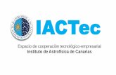 Instituto de Astrofísica de Canarias Redondo... · Title: Presentando IACTec: 9 cuerpos de tamaño humano encontrados en zona habitable alrededor del edificio principal del IAC Author: