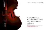 Orquesta Filarmónica de Buenos - teatrocolon.org.ar de mano - OFBA... · en Filadelfia, Nueva York, Chicago, San Luis, Vancouver, Ottawa, Toronto y Montreal; en Sudamérica, en el