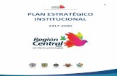“Región Central Territorio para la Paz” PLAN ... · “Región Central Territorio para la Paz” 1 M-GF.02 V.1 PLAN ESTRATÉGICO INSTITUCIONAL 2017-2020 DIRECCION EJECUTIVA DIEGO