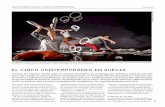 EL CIRCO CONTEMPORÁNEO EN SUECIA - Sharing Swedensharingsweden.se/wp-content/uploads/2015/06/El-circo-contemporaneo... · esfuerzos interdisciplinarios en la ciencia de las artes.