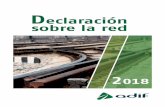 Declaración sobre la red - estaciondetren.gob.es · 2.7 requisitos tÉcnicos del material ... 3 6 4 instalaciones de mantenimiento de material rodante 64