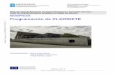 Programación de CLARINETE - conservatoriosantiago.gal · CMUS Profesional de Santiago Rúa Monte dos Postes s/n Santiago de Compostela CP 15703Coruña (A) Tfno. 981519845, Fax 981519845