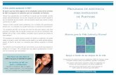¿Cómo podría ayudarme el EAP? PROGRAMA DE ASISTENCIA …eap.partners.org/WorkLife/EAP_BROCHURE/EAP_Spanish.pdf · ¿Con qué problemas puede ayudarme el EAP? Los consejeros del
