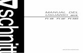 MANUAL DEL USUARIO - schnitt.com.arschnitt.com.ar/descargas/manuales_2015/ft-manual-2015.pdf · 4.5 Desmontaje e inspección de piezas móviles ... 1.2 Apuntes y símbolos relativos