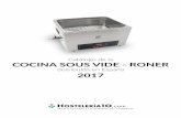 Catálogo de Cocina Sous Vide - Roner en Hosteleria10 · 11 funções. Função especial SOUS VIDE (embalagem em vácuo) Bake Rice Roast Steam Stew Saute Yogurt Porridge Slow cook