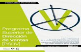 12 CAMPUS EN ESPAÑA - esgerencia.com · objetivos. 15 h. > 10 h. 4 + 5 h. e. Presentar la metodología de previsión de ventas y de deter-minación y asignación de objetivos y cuotas